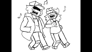 Garcello and Annie sing a song on their way to McDonald's (but animated!)