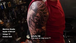 LIve Tattoo avec Ken.Inkaholiks - Fluidité