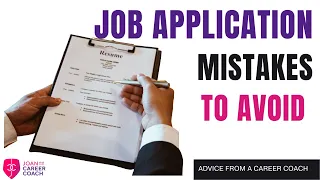 Job Application Mistakes To Avoid