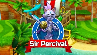 Sonic Dash - Sir Percival Blaze Unlocked and Fully Upgraded Update - All 55 Characters Unlocked