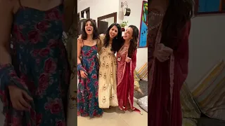 Sanaya Irani , Drashti Dhami , kratika sengar Dheer celebrating Diwali together
