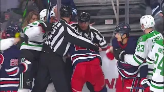 NHL Fight - Stars @ Jets - 2019 12 03