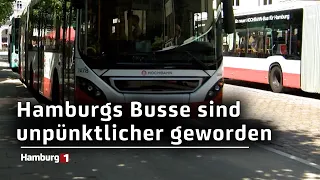 Hamburgs Busse sind unpünktlicher geworden