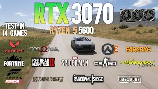 RTX 3070 + Ryzen 5 5600 Test in 14 Games - R5 5600 (Non x) Gaming