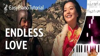 Endless Love (Jackie Chan & Kim Hee-Sun) - Piano Tutorial + Free Sheet Music