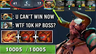 FINAL BOSS IS HERE! 10.000 HP Centaur OC + Spell Prism Non-Stop Stomp Edge Epic WTF Comeback Dota 2