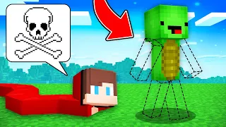 JJ and Mikey Survived 100 Days without ARMS and LEGS - Minecraft Maizen