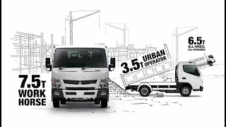 FUSO Canter 3.5t, 4x4, 7.5t, 8.5t and Hybrid Trucks