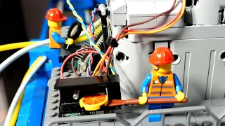 Automated lego train container terminal episode 31: first movement of 2nd crane