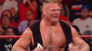 Full Action on Brock Lesnar attacks Rey Mysterio and his Son - WWE RAW 30 September 2019