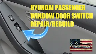Passenger Window Door Switch Repair-fix it yourself-2009 Hyundai Elantra | Techn' Moto