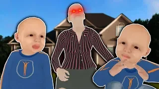 Two Babies Troll the Evil Granny! - Granny Simulator Multiplayer Update