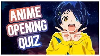 ANIME OPENING QUIZ (PART 2) - 30 OPENINGS [VERY EASY-OTAKU MASTER] 2021 (SEE DESCRIPTION)