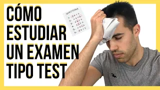 ✅Cómo ESTUDIAR RÁPIDO y BIEN para un EXAMEN TIPO TEST