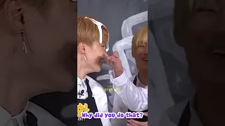 Jimin Dumping A Bowl Of Cream On His Head 😂 And BTS's Reaction When They Saw Him 👀🤭 #shorts #jimin