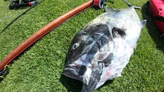 Finally - my first Hawaiian ulua! Spearfishing Oahu, Hawaii