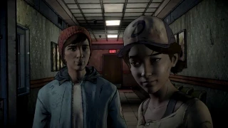 Gabe says hello to Clementine scene (HD)