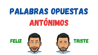 ✅Palabras opuestas en Español e Inglés✅👨‍🏫Antónimos💯Aprende Español💯Spanish Opposite Words ✔Antonyms