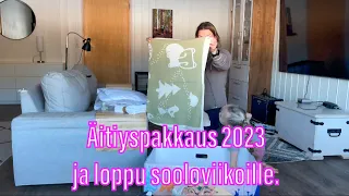 Äitiyspakkaus 2023 👩‍🍼 || Sooloarki viikoille vihdoin loppu näkyvissä