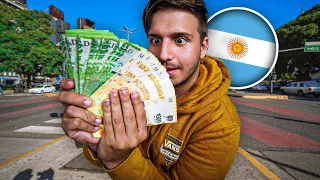 Sobreviviendo con $5 en ARGENTINA | ¿El más fácil de todos?
