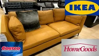 IKEA COSTCO HOMEGOODS FURNITURE SOFAS COUCHES ARMCHAIRS SHOP WITH ME SHOPPING STORE WALK THROUGH