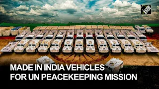 Indian vehicles ready to make their mark in UN Peacekeeping Mission in Abyei