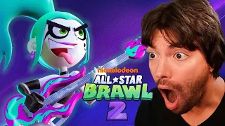 EMBER!?!? | Nickelodeon All-Star Brawl 2 Reveal Trailer REACTION