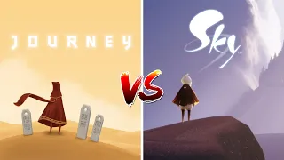 Journey vs Sky Children of light Comparison | thatgamecompany