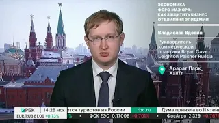 Владислав Вдовин на РБК ТВ "Экономика форс-мажора: Как защитить бизнес от влияния эпидемии"