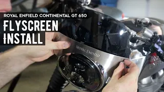 Flyscreen Installation | Cut the Mounting Brackets for Easy Install of Windscreen on Royal Enfield