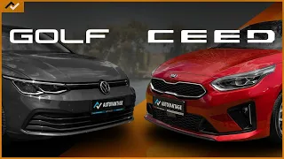 VW Golf 8 vs KIA Ceed - Mai este Golful ȘEFUL?