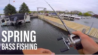 Finesse Fishing Docks For Spring Bass -- ft. Apbassin