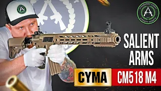 Обзор на Cyma CM518TN M4 Salient Arms. Страйкбольный автомат.