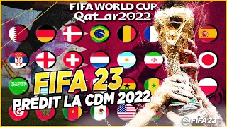 FIFA 23 PRÉDIT LE VAINQUEUR DE LA COUPE DU MONDE 2022 !! (vous êtes pas prêt)