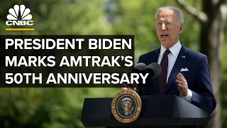 President Biden delivers remarks at Amtrak's 50th anniversary event — 4/30/2021