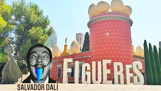 FIGUERES 🇪🇸 GIRONA  🏛 La ciudad Surrealista 🎭🎨👨‍🎨 Teatro-Museo Salvador Dalí