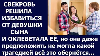 Истории из жизни Свекровь решила избавиться от девушки сына и оклеветала ее,но