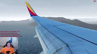 Bouncy B738 Landing into Lihue