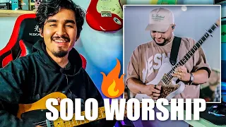 EL MEJOR SOLO DE GUITARRA WORSHIP | Santo es el que Vive - Montesanto | Con Tablaturas