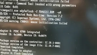 Dell h700 integrated h700i firmware update command