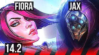 FIORA vs JAX (TOP) | 8 solo kills, Dominating | NA Diamond | 14.2