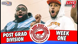 FREE STREAM FRIDAY: The #HoopState Post-Grad League Opening Weekend + Phenom Open Run!! [4 games]