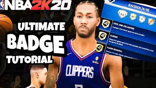 NBA 2K20 Mobile BADGE Tutorial! How to EASILY get All the BADGES!