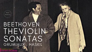 Beethoven - Complete Violin Sonatas / NEW MASTERING (Century’s rec.: Clara Haskil, Arthur Grumiaux)