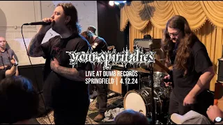 Your Spirit Dies Full Set Live at Dumb Records Springfield 4.12.24 | Death in the Midwest