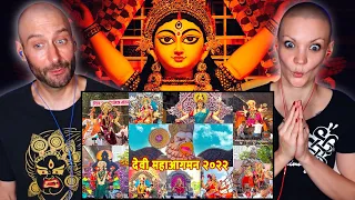 Maa Durga Navratri Mumbai | Hindu Goddess REACTION and REVIEW | Durga Puja