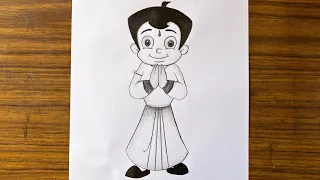 How to draw Chota Bheem || Chota Bheem drawing | Drawing easy step by step | Drawing ideas