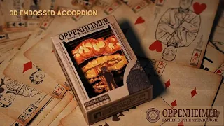 ASMR unboxing - Oppenheimer playing cards by Room One