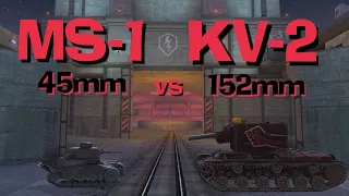 WOT Blitz Can MS-1 Kill a KV-2