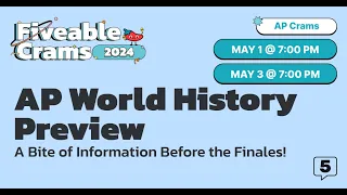 AP World History Preview 1